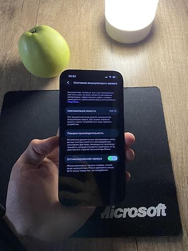 redmo 9a: IPhone 13 Pro, Б/у, 128 ГБ, Sierra Blue, Зарядное устройство, Защитное стекло, Чехол, В рассрочку, 100 % — 3