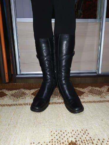 обувь для охоты: Сапоги из натуральной кожи, с натуральным мехом! Состояние идеальное! — 2