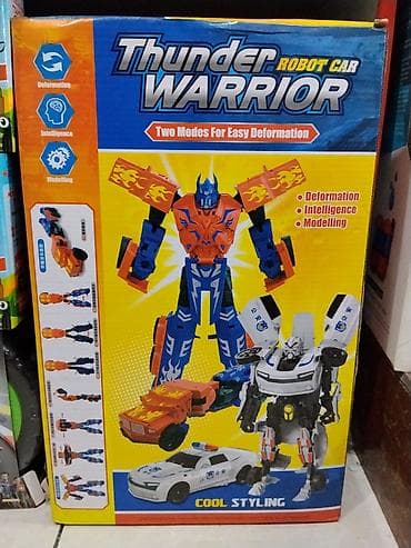 tech deck: Игрушка-трансформер Thunder Robot Car Warrior - Серия: Thunder — 1
