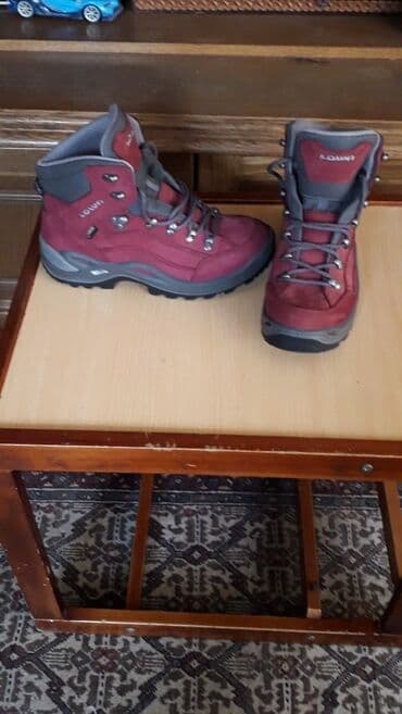 сапоги зимние женские натуральная кожа натуральный мех распродажа: Женские обувь из чистого замши размер 40 фирмы LOWA оригинал — 2