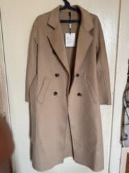 демисезонные куртки женские больших размеров: Женское пальто Donna Moderna - Модель: XY99021 - Размер: 42 - Длина — 12