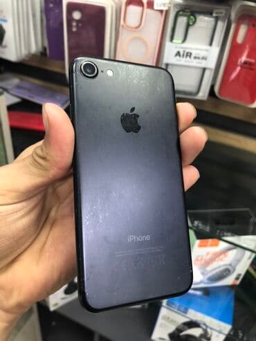 айфон 7 телефоны: IPhone 7, Б/у, 32 ГБ, Черный, Защитное стекло, Чехол, 100 % — 1
