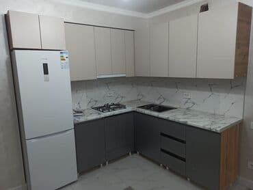 садовая мебель бишкек: Кухонный гарнитур, Новый, В рассрочку, цвет - Белый, МДФ, Бесплатная доставка — 5