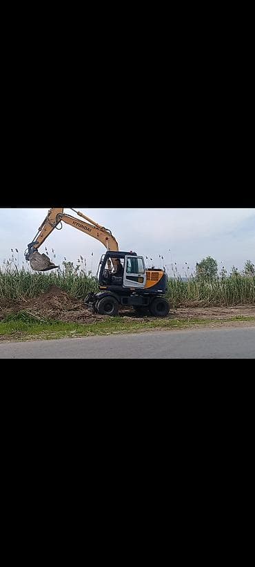 Транспорт: Экскаватор, Hyundai, Дөңгөлөктүү — 2