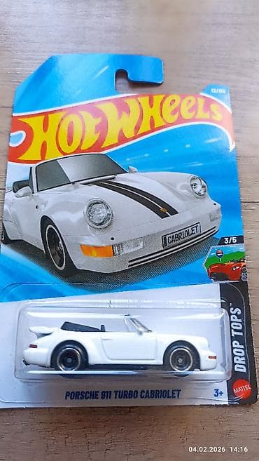Балдар электр унаалары: Игрушка машинка Хот вилс оригинал PORSCHE Кабриолет цена 350 сом — 1