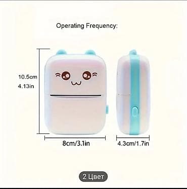 usb mini: Портативный мини-термопринтер для этикеток, совместим с iOS/Android — 2