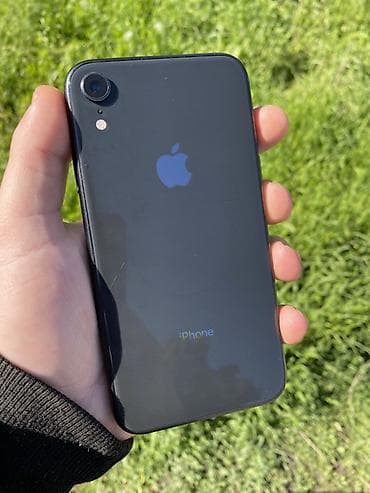 IPhone Xr, Б/у, 256 ГБ, Черный, Защитное стекло, 75 %