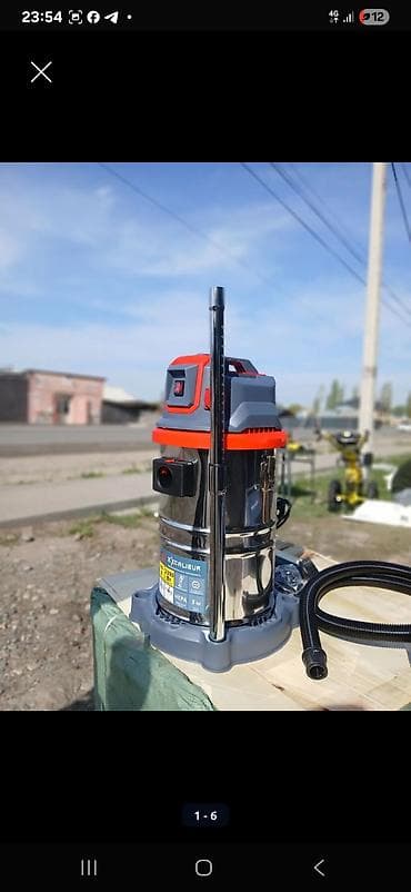 Промышленный пылесос Excalibur EX-40L - Мощность: 2300 Вт - Объем — 9