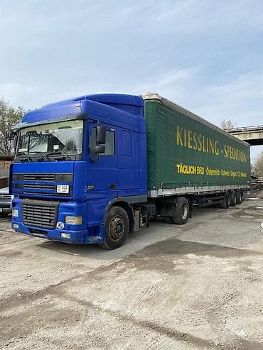 Тягач, DAF, 2001 г., Тентованный