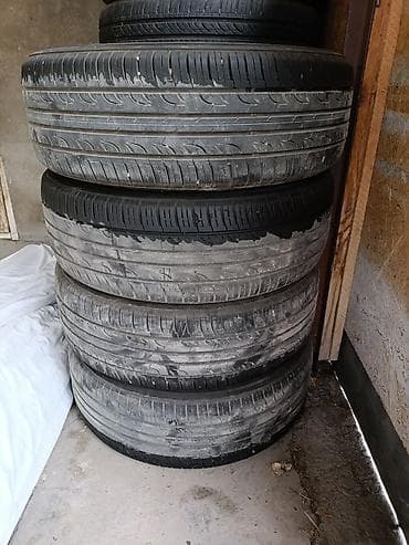 ej 205: Шины 205 / 55 / R 17, Лето, Б/у, Комплект, Легковые, Корея, Kumho — 1