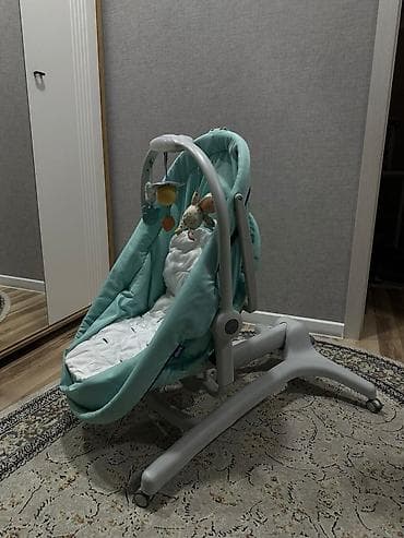 Детская мебель: Детский шезлонг, Другой вид, Другой материал, цвет - Голубой — 3