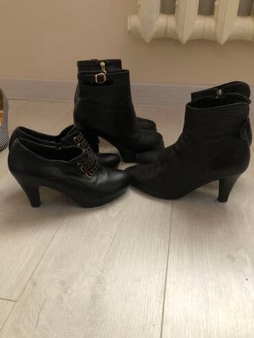 женские брендовые туфли недорого: Продаю 1. Деми сапог 500с 2. Ботильоны 300 с 3. Кожанный деми сапог — 2
