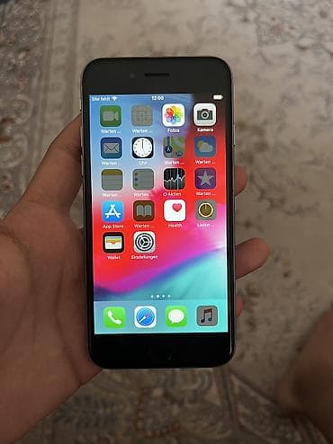 Техника и электроника: IPhone 6, Б/у, 16 ГБ, Matte Silver, 70 % — 2