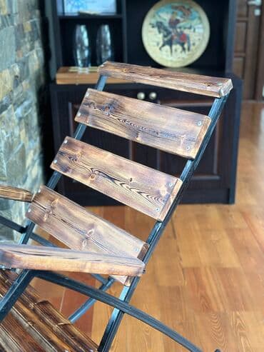 деревянное кресло: Деревянная кресло-качалка от производителя. Изготовлена из — 5