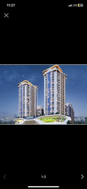residence: 2 комнаты, 64 м², Элитка, 10 этаж, Готовая ПСО (под самоотделку) — 1