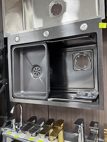 Мойка для кухни 
60/45см 
3мм 
4000с 
Чекиш Ата 10 бутик — 2