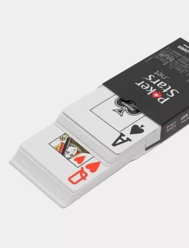 набор фишек для покера: Карты ♥️♠️игральные"POKER STARS" Премиальное качество. 100% — 3