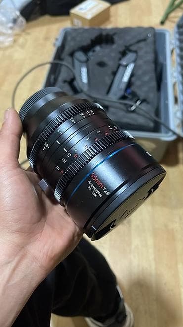 Анаморфотный кинообъектив 35 мм T2.9, покрытие Full Frame, коэффициент