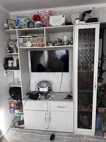 гардироб шкаф: Шифоньер, Б/у, Угловой, цвет - Белый, Дерево — 1