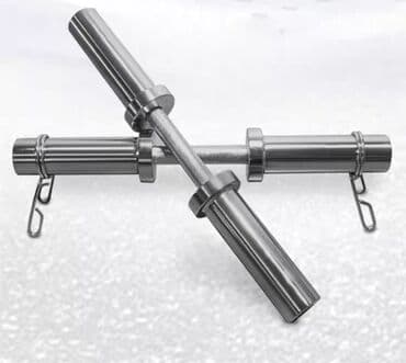 наборные гантели с поворотным механизмом: Пара разборных гантельных грифов из нержавеющей стали, предназначенных — 1