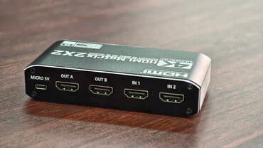 Аудиотехника: KVM HDMI‑матрица 2x2 с аудио‑экстракцией и поддержкой 4K Функции и — 1