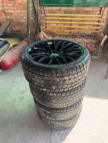 колёса на матиз: Колеса в сборе 295 / 35 / R 21, Зима, Б/у, Комплект, Литые, отверстий - 5 — 5