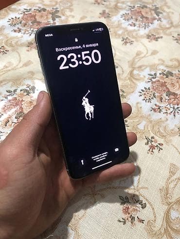 швейный машинка алабыз: IPhone X, Колдонулган, 64 ГБ, Күмүш, Коргоочу айнек, Каптама, 100 % — 2