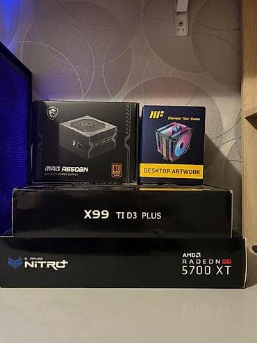 ddr3: Компьютер, ядер - 10, ОЗУ 32 ГБ, Для работы, учебы, Б/у, Intel Xeon, AMD Radeon RX 5700 XT, HDD + SSD — 5