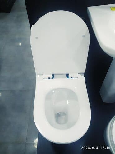 туалет бу: Унитаз №443 крышка с доводчиком круговой смыв наш адрес АЮ GRANDул — 3