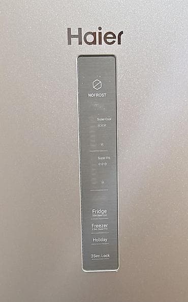 Техника жана электроника: Муздаткыч Haier, Колдонулган, Эки камералуу, No frost, 60 * 200 * 60 — 4