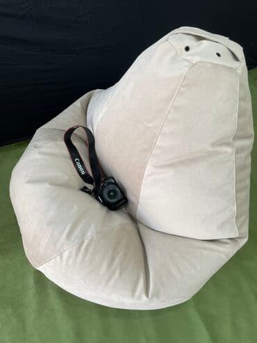 кресло груша цена: Бинбэг, Новый, Самовывоз, Платная доставка, цвет - Белый — 19