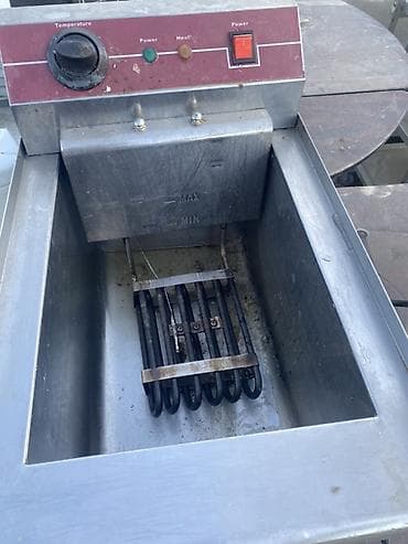 фудтрак: Электрическая фритюрница из нержавеющей стали - Односекционная, с — 1