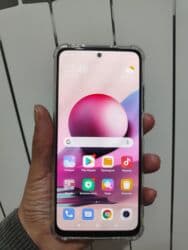 андроид маниторы: Redmi, Redmi Note 10S, Колдонулган, 128 ГБ, түсү - Көгүлтүр, 1 SIM, 2 SIM — 2