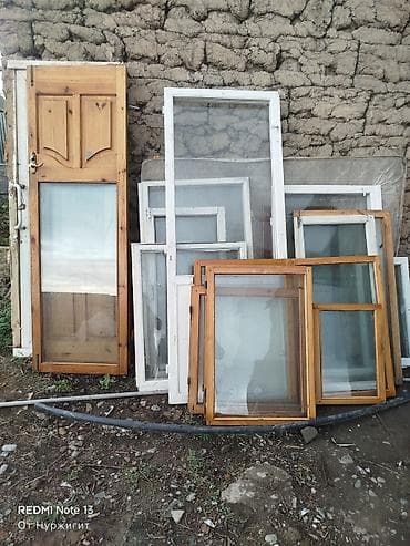 Готовое деревянное окно, Тип окна: Стандартные, Б/у, Без установки, Без рассрочки