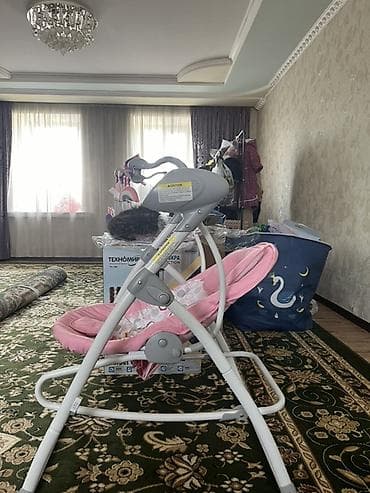 садовые качеля: Детские качели, Подвесные Для дома, Металл — 6