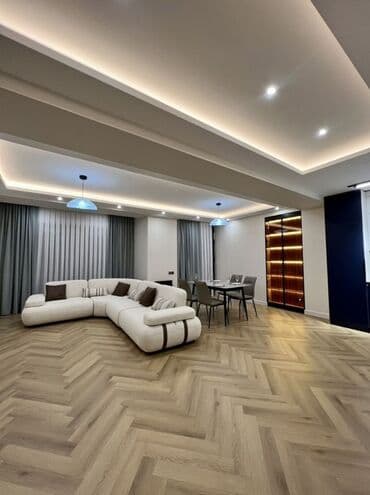 квартирный бизнес сатылат: 3 комнаты, 106 м², Элитка, 2 этаж, Дизайнерский ремонт — 1