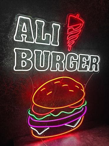 | Неоновые вывески, | Монтаж, Разработка дизайна, Снятие размеров