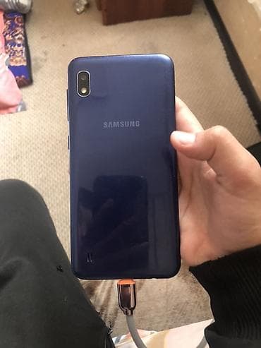 Samsung Galaxy A10, Б/у, 32 ГБ, цвет - Синий, 1 SIM, 2 SIM, eSIM at lalafo.kg Samsung Galaxy A10, Б/у, 32 ГБ, цвет - Синий, 1 SIM, 2 SIM, eSIM