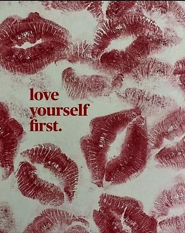 Шторы и жалюзи: Постеры/принты с отпечатками губ и мотивационными фразами - Дизайн — 2