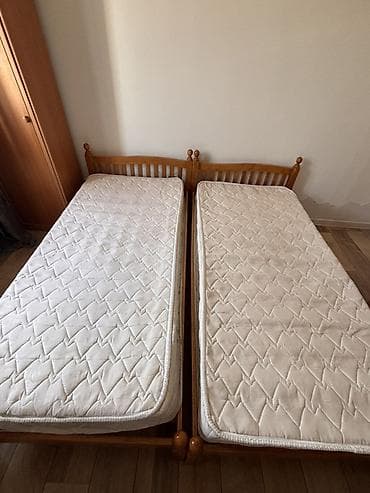 часы на стене: Односпальная кровать, С матрасом, длина - 200 см — 2