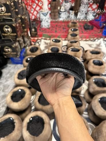 мужской шым: Кыргыз тебетей Норковая ушанка комбинированная с мехом каракуля 20000с — 9