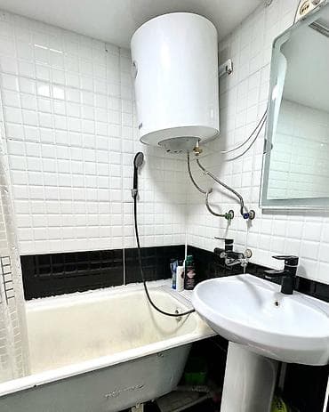 турузбекова боконбаева: 2 комнаты, 50 м², 105 серия, 1 этаж, Евроремонт — 6