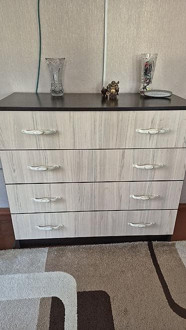 third edition solution: Спальный гарнитур в современном светло-дубовом декоре с темными — 3