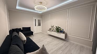 квартиры в районе кок жар: 3 комнаты, 78 м², 106 серия улучшенная, 3 этаж, Дизайнерский ремонт — 3