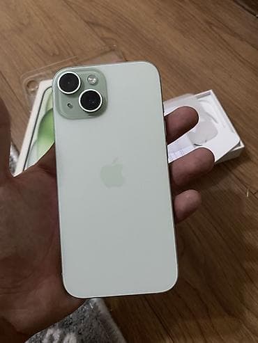 Техника и электроника: IPhone 15, зеленый - Экран 6.1" Super Retina XDR OLED с Dynamic — 2