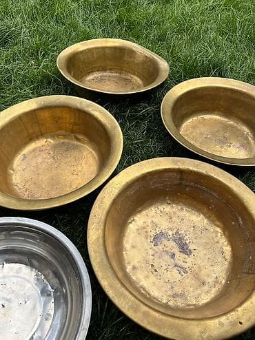 железный тазик: Таз Медный! Советских Времен! Шикарный! Один ! Есть 4 штуки один по — 2