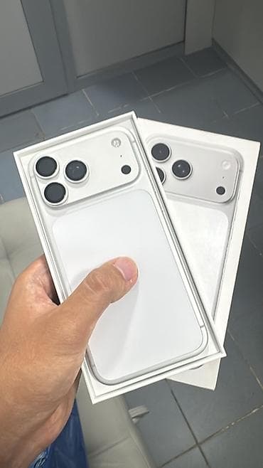 iphone 16 mini: IPhone 17 Pro Max, Б/у, 256 ГБ, Белый, Коробка, 100 % — 1