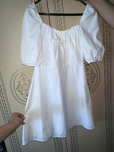 пл: Повседневное платье, Лето, Короткая модель, Хлопок, XS, S — 1