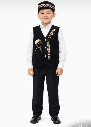 джинсы прямые: Комплект, цвет - Черный, Новый — 3