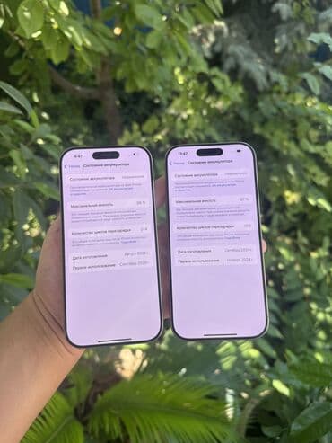 айфон 16 про цена ош: IPhone 16 Pro, Колдонулган, 256 ГБ, Алтын, Куту, 98 % — 2